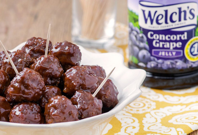 Welchs Grape Jelly Meatballs WordPress 2 768x524 